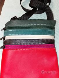 SOLINDA borsello vera pelle 