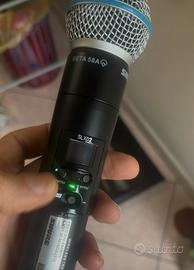 2 Microfoni Shure sldx4 in metallo