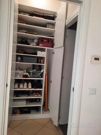 mobile scarpiera-ripostiglio specchiato