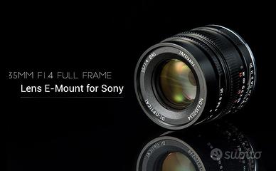 Obiettivo 7artisans 35mm full frame F1.4 attacco E