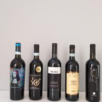 Quintetto vini rossi - Rosazza, Donnafugata, Barra