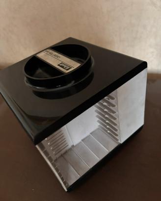 porta musicassette vintage rotante + portacassette