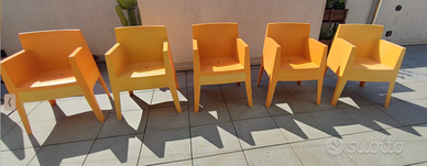 Set 5 Poltroncine Toy Driade - Philippe Starck (Co