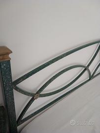 Spalliera letto completa in ferro