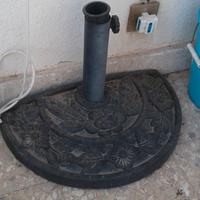 Base in ghisa per mezzo ombrellone
