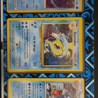 lotto carte pokemon gyarados 