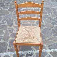 6 sedie in legno