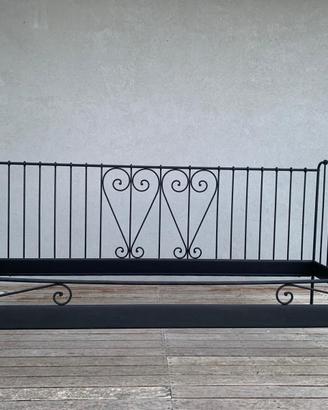 Letto ferro nero