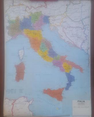 Poster cartina Italia