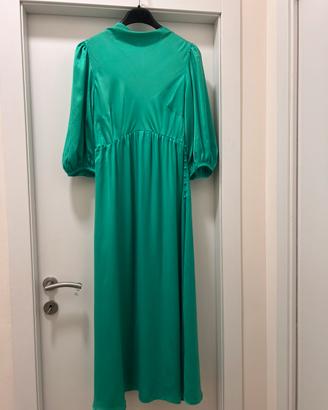 Abito lungo elegante verde
