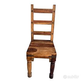 Sedia in Legno Massello - Sheesham