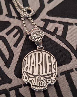 Collana teschio Harley Davidson 