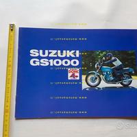 Suzuki GS 1000 1978 depliant originale moto ITALIA