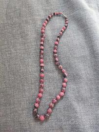 collana in rodolite