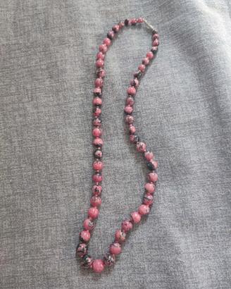 collana in rodolite