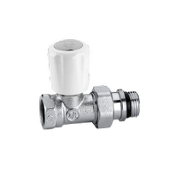 Coppia Valv. + Det. Dritti Att. Ferro Ø3/8 Caleffi