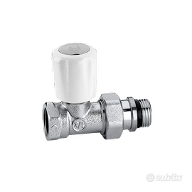 Coppia Valv. + Det. Dritti Att. Ferro Ø3/8 Caleffi