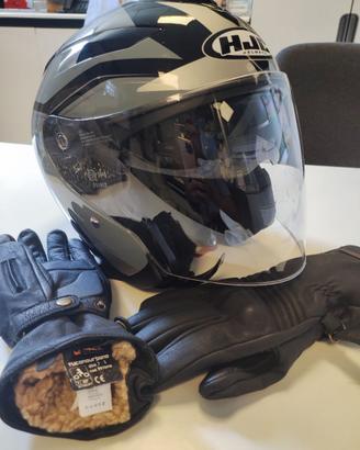 CASCO HJC HELMETS TG XS + GUANTI