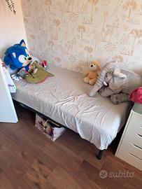 Rete letto singolo + materasso