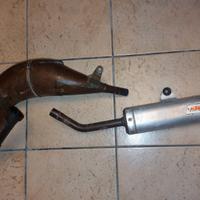 scarico completo per ktm husqvarna 125