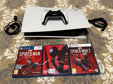 PlayStation 5 con lettore usata + pad  LEGGI SOTTO