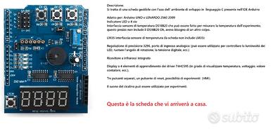 Scheda per Arduino UNO R3 e LEONARDO Mega