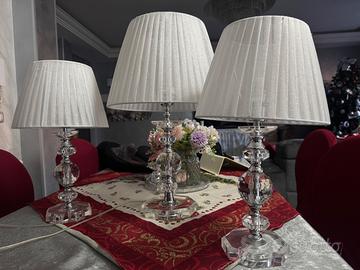 Set lampade cristallo