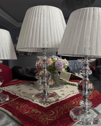 Set lampade cristallo