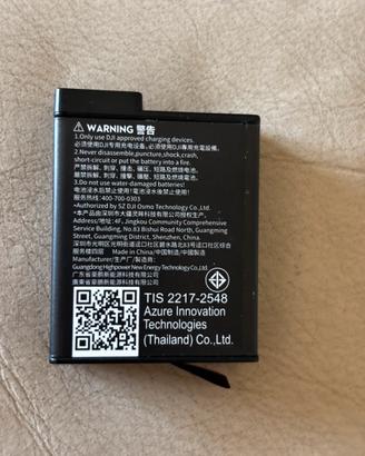 Batteria originale DJi OSMO Action 5