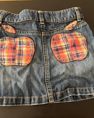 Gonna Jeans Mini Boden bambina 5-6 anni