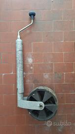 Ruotino d'appoggio pivottante 300 kg