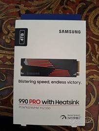 Samsung SSD 990 Pro 4TB con dissipatore