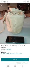 borsa in pelle Trussardi 