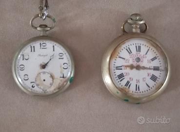 Coppia di antichi orologi da tasca