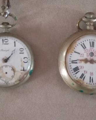 Coppia di antichi orologi da tasca