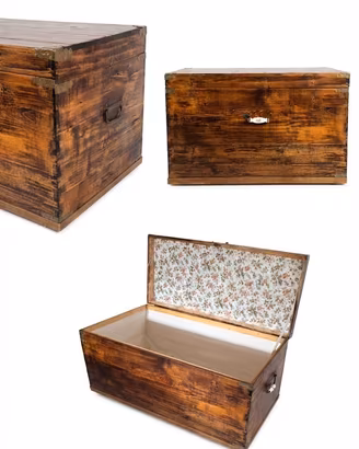 Cassa in legno da arredo 