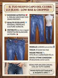 Liu Jo jeans donna tg 31 vita bassa