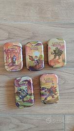Tin box carte Pokémon (nuove)