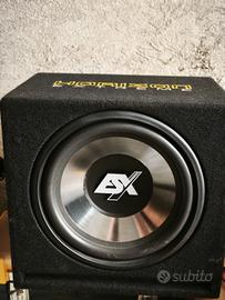 sub woofer e amplificatore 