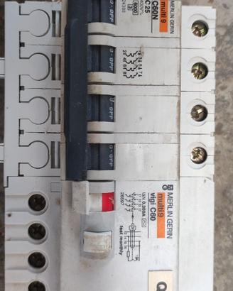 MagnetotermicoDifferenzialeC25 Merlin Gerin Multi9