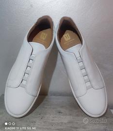 sneaker bianche in vera pelle Bruno Magli 45