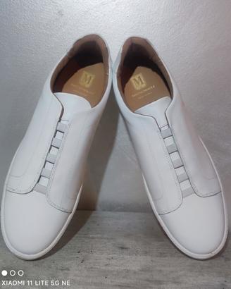 sneaker bianche in vera pelle Bruno Magli 45