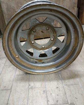 Cerchi originali 15x8 jeep cj cj5 cj7