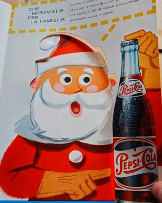 Flyer pubblicitario Pepsi Cola. anni 60