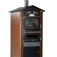 Rossofuoco - Forno a legna indiretto Raggio 80