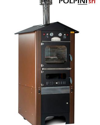Rossofuoco - Forno a legna indiretto Raggio 80