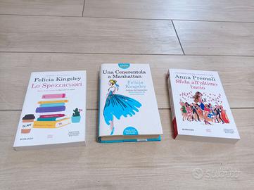 lotto 3 libri Felicia Kingsley Anna Premoli nuovi