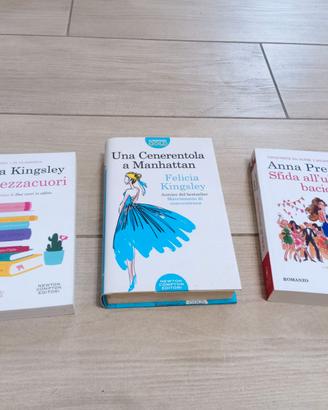 lotto 3 libri Felicia Kingsley Anna Premoli nuovi