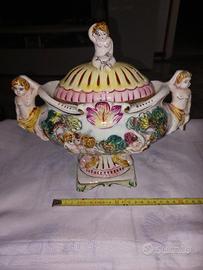 CAPODIMONTE ZUPPIERA PORCELLANA