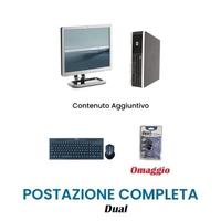 Postazione completa: PC + Monitor 17" + Accessori